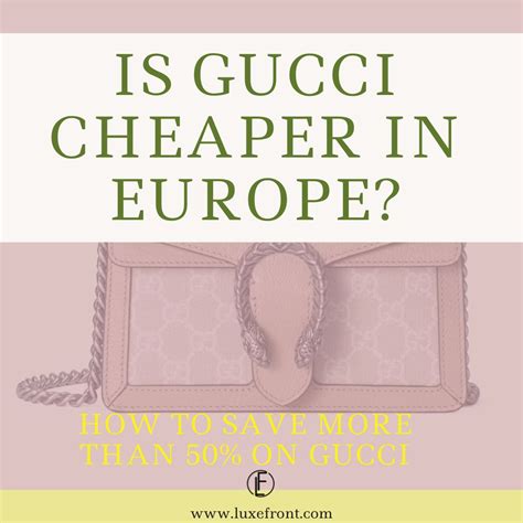 are designer handbags cheaper in italy|which country is gucci cheapest.